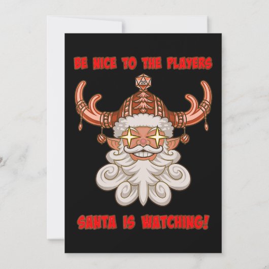 Santa kijkt grappige kerstfeestdag-tablet kaart (Achterkant)