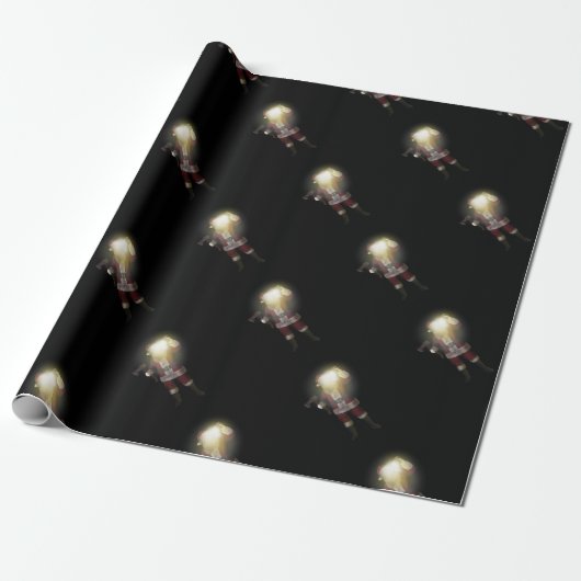 Santa Killer Cadeaupapier (Uitgerold)