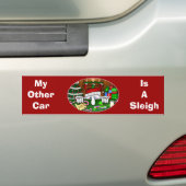 Santa Kilroy Bumpersticker (Op auto)
