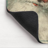  Santa & Kind Vader Kerstmis Mousepad Muismat (Hoek)