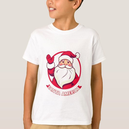 Santa Kinder t-shirt (Voorkant)
