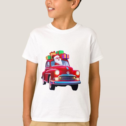 Santa Kinder T-shirts (Voorkant)