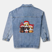 Santa Kittens Denim Jacket (Achterkant)