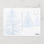 Santa kittens, pijnbomen kerst briefkaart (Achterkant)