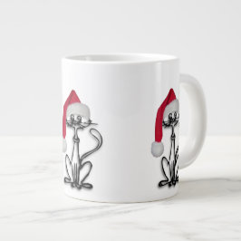 Santa Kitty Cat Grote Koffiekop
