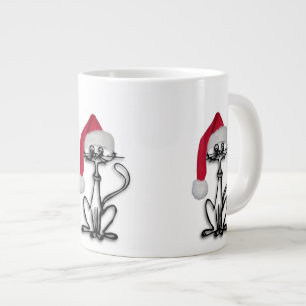 Santa Kitty Cat Grote Koffiekop