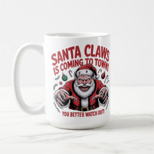 Santa Klauwen komt naar de stad Koffiemok
