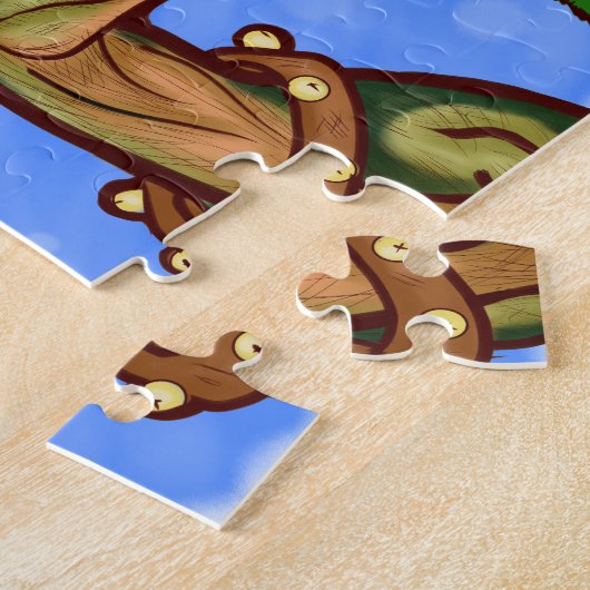 Santa Klauwen Legpuzzel (Zijkant)