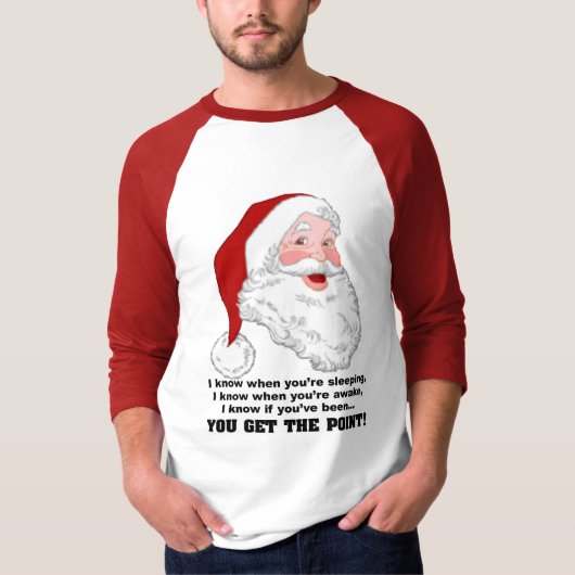 Santa Knows Shirt (Voorkant)