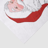 Santa Knows-weefselpapier Tissuepapier (Detail)