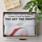 Santa Knows-weefselpapier Tissuepapier (Geschenk)