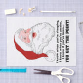 Santa Knows-weefselpapier Tissuepapier (Craft)