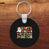 Santa Knows You’ve Been A Sleutelhanger (Voorkant)