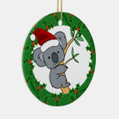 Santa Koala - Fair Dinkum Keramisch Ornament (Rechts)