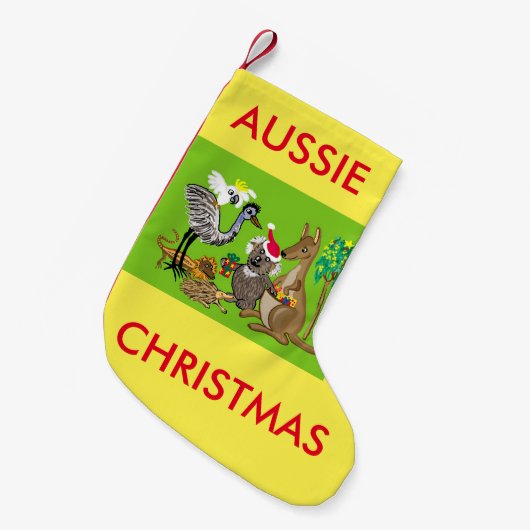 Santa koala kleine kerstsok (Voorkant (Hangend))