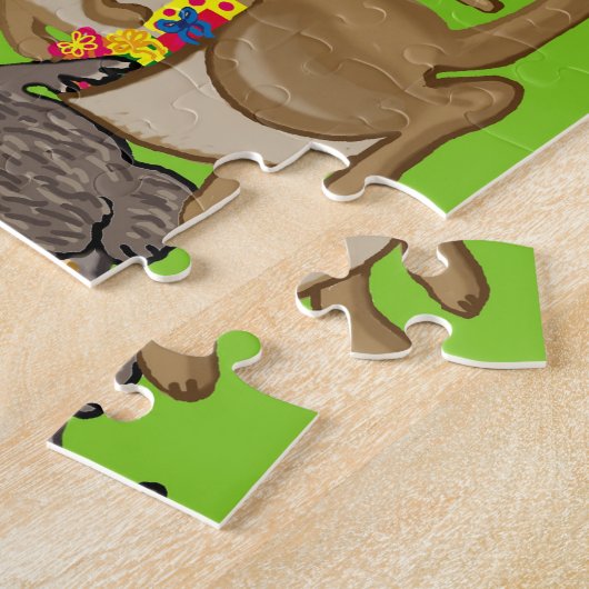 Santa koala legpuzzel (Zijkant)