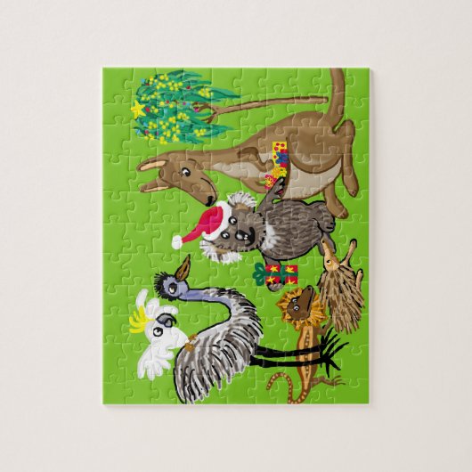 Santa koala legpuzzel (Verticaal)
