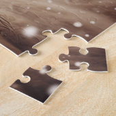 Santa Koe rustieke vakantie Legpuzzel (Zijkant)