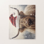 Santa Koe rustieke vakantie Legpuzzel (Verticaal)