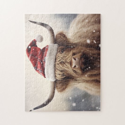 Santa Koe rustieke vakantie Legpuzzel (Verticaal)