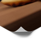 Santa, koekjes en melk | AI Art Poster (Hoek)