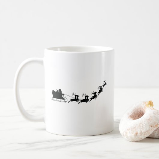 Santa  koffiemok (Met donut)