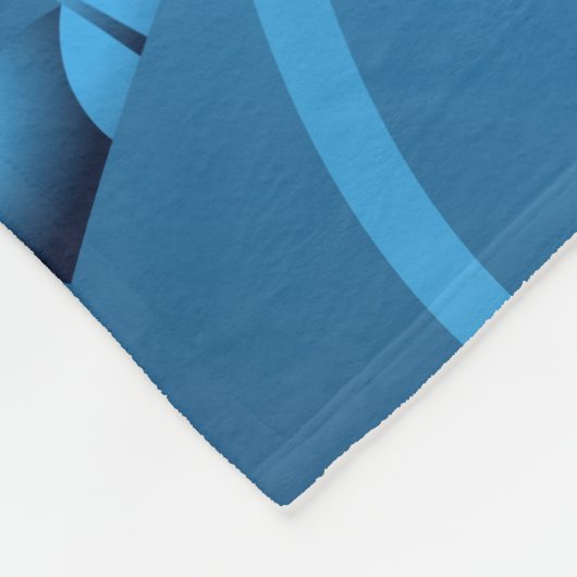 Santa komt Canvas tas Fleece Deken (Hoek)