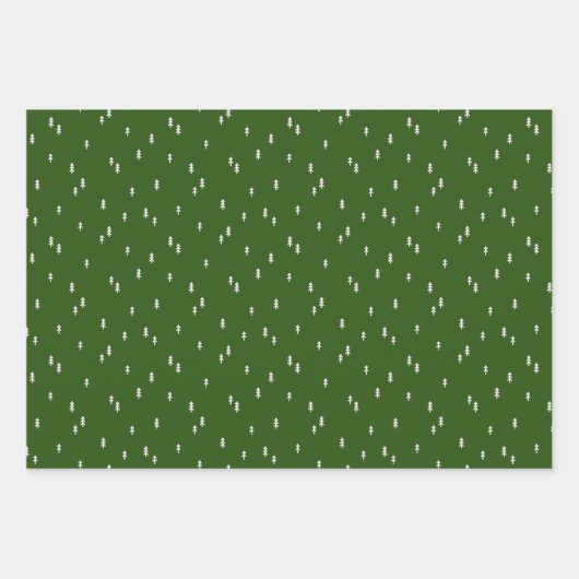 Santa komt inpakpapier Flat Sheet Set van 3 Vel (Voorkant 3)