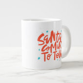 Santa komt naar de stad Holiday Design Grote Koffiekop (Voorkant rechts)