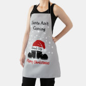 Santa komt niet, Drink all-over print Schort (Insitu)