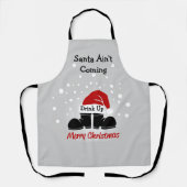 Santa komt niet, Drink all-over print Schort (Voorkant)