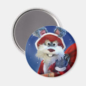 Santa Konijn magneet (Voorkant / Achterkant)