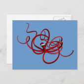 Santa Kraken Feestdagenkaart (Voorkant / Achterkant)