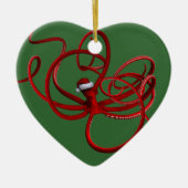 Santa Kraken Keramisch Ornament (Voorkant)