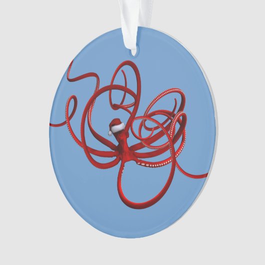 Santa Kraken Ornament (voorkant)
