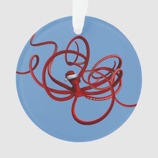 Santa Kraken Ornament (voorkant)