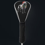 Santa Labrador Retriever Christmas Light Hondenlie Golfheadcover<br><div class="desc">Santa Labrador Retriever Christmas Lights Hondenliefhebber</div>