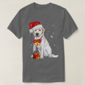 Santa Labrador Retriever Kerstmis T-Shirt (Design voorkant)