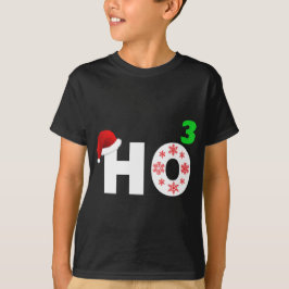 santa lacht op kerst t-shirt