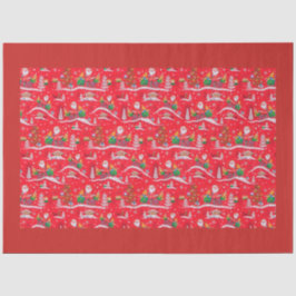 Santa Land Tissuepapier