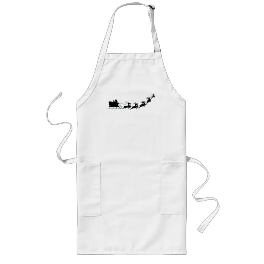 Santa  lang schort (Voorkant)