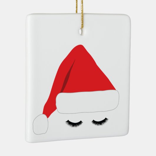 Santa Lashes Ornament (Rechts)