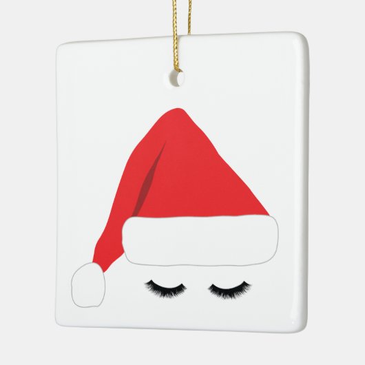 Santa Lashes Ornament (Links)