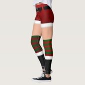 Santa Leggings Funny kerstkostuum Leggings (Links)
