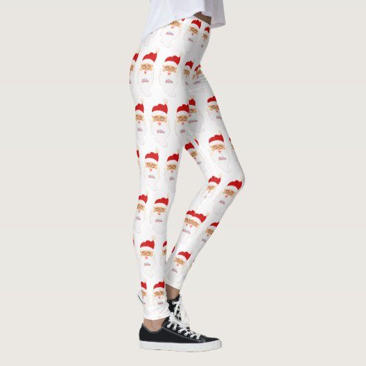 Santa Leggings met zijn Face Pet en Beard (Rechts)
