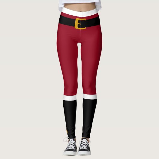 Santa Leggings-Red Leggings (Voorkant)