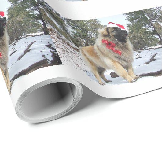Santa leonberger cadeaupapier (Rol Hoek)