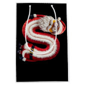 Santa letter S Medium Cadeauzakje (Voorkant)