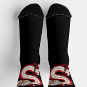 Santa letter S Sokken (Top)