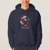 Santa Letter S T-shirt - Feestelijke levendige ker (Voorkant)